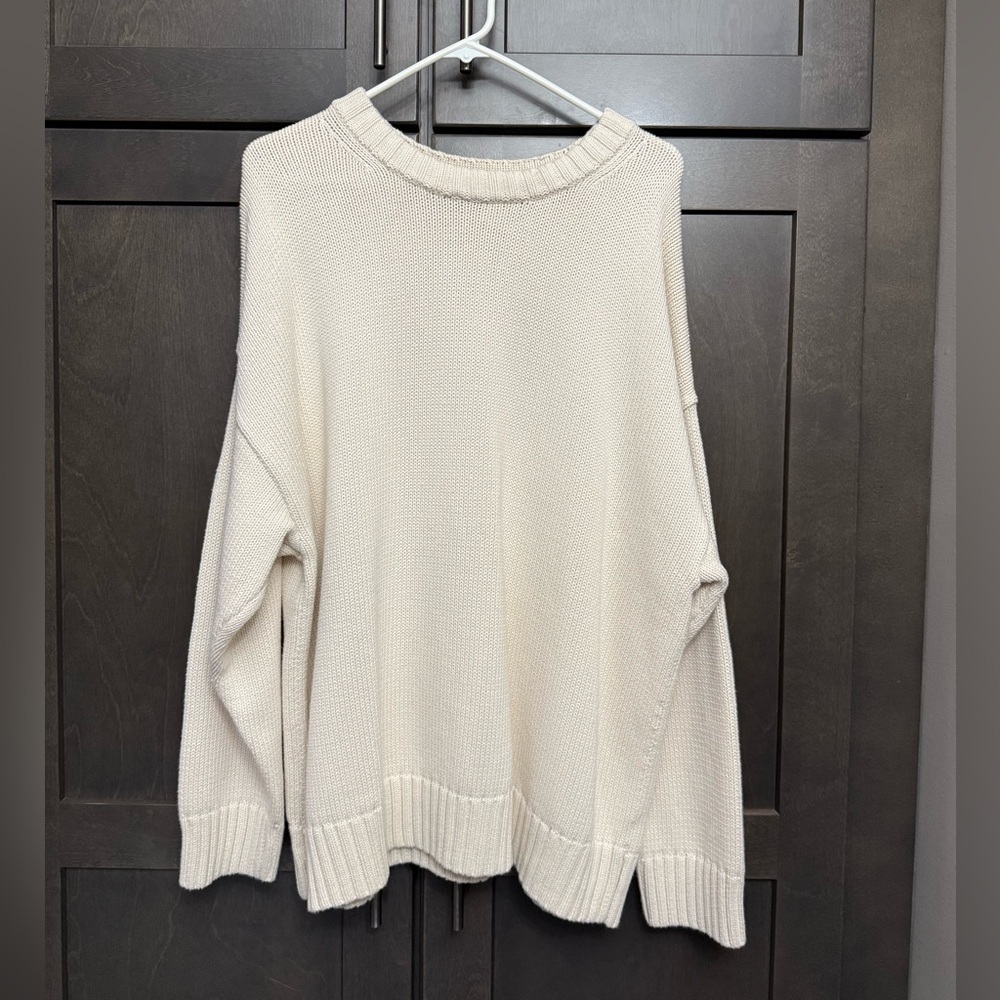 GAP Cotton Oversized Sweater Knit Sweater Large